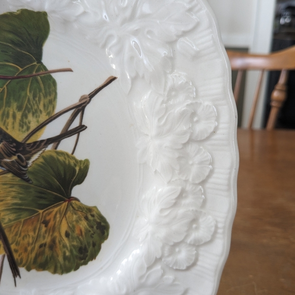 Vintage Alfred Meakin White Crowned Sparrow Plate - Picture 3 of 5